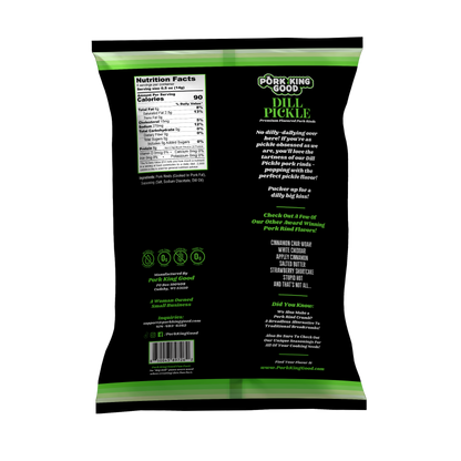 Dill Pickle Pork Rinds - 3 oz
