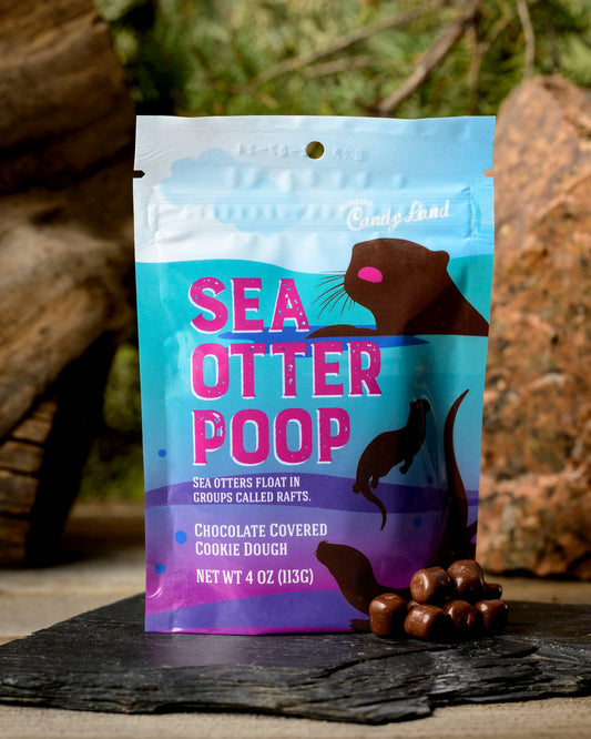 Sea Otter Poop (chocolate covered cookie dough)