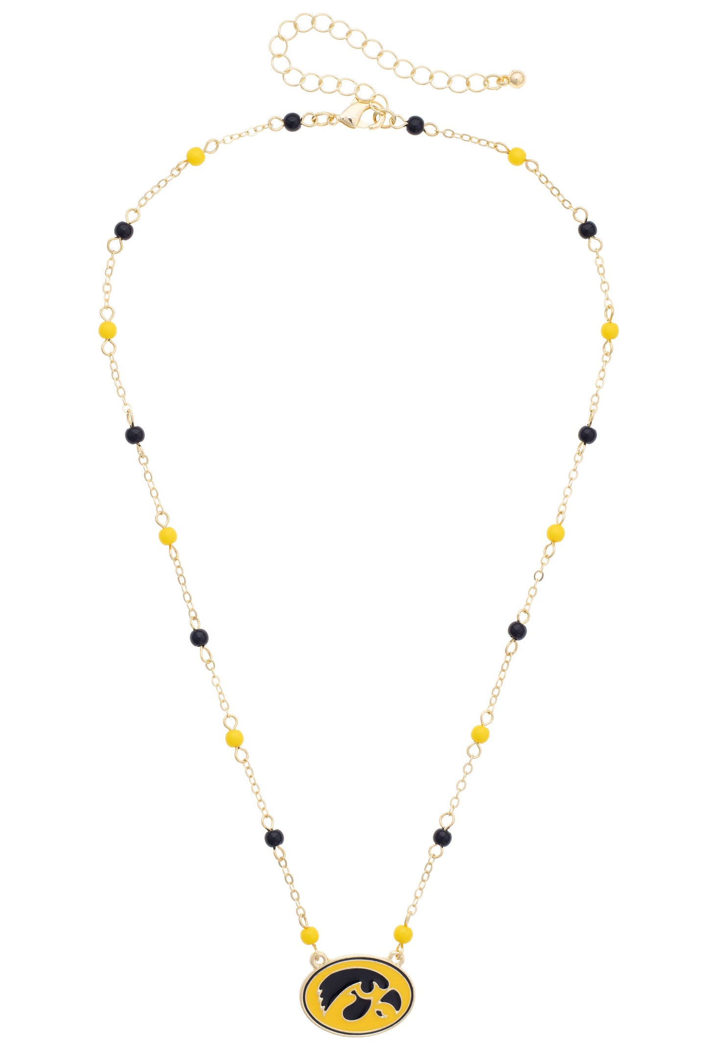 Iowa Hawkeyes Logo Layering Necklace