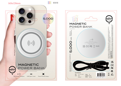 MagSafe Compatible Power Bank 5000mAh -White
