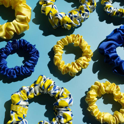 Silk Hair Scrunchie | Large | Limoncello
