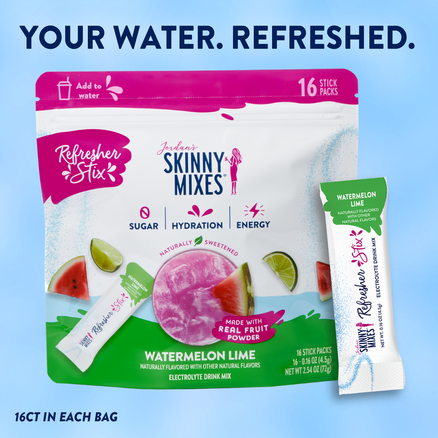 Refresher Stix - 16 packets