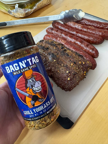 Bag N' Tag Wild Game Seasoning – Bold & Smoky Grill Blend : 10oz Bottle