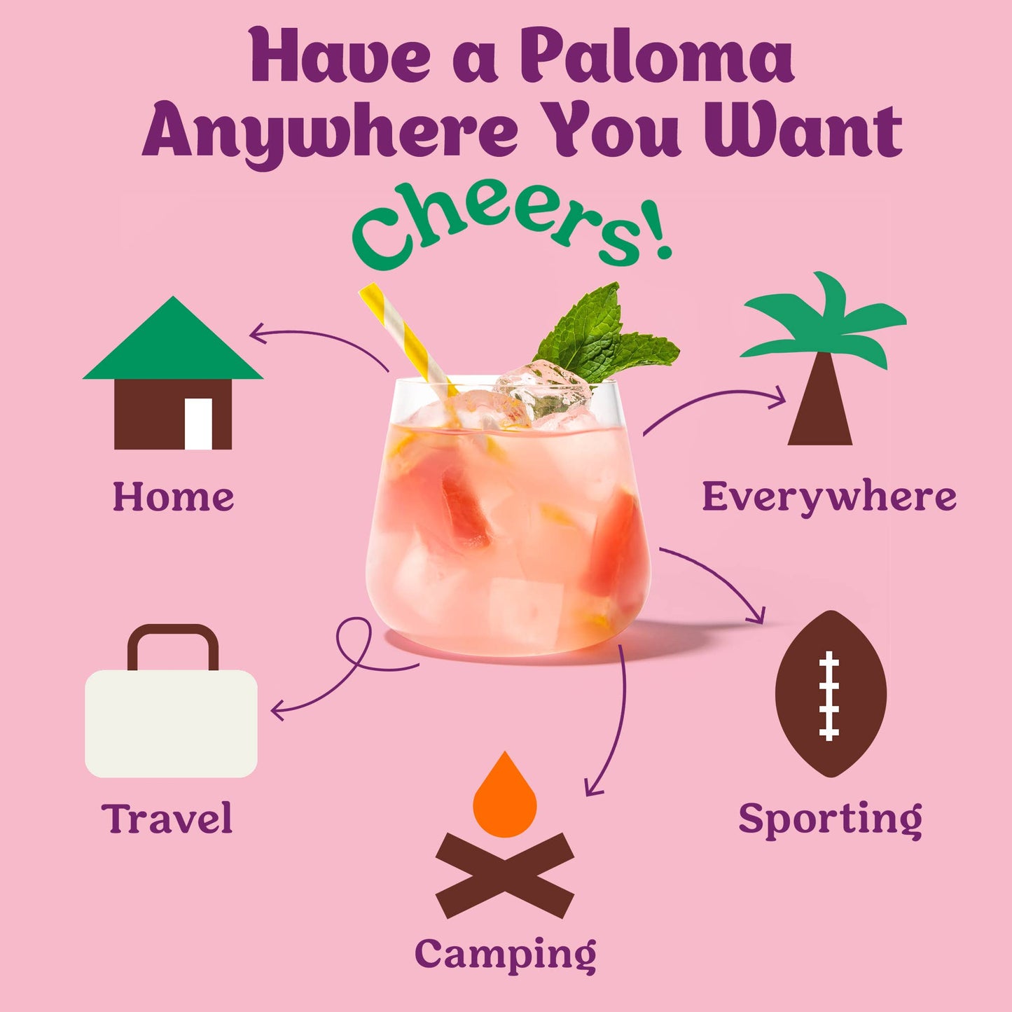 Passionfruit Paloma Cocktail Mixer - 6 Servings Multipack