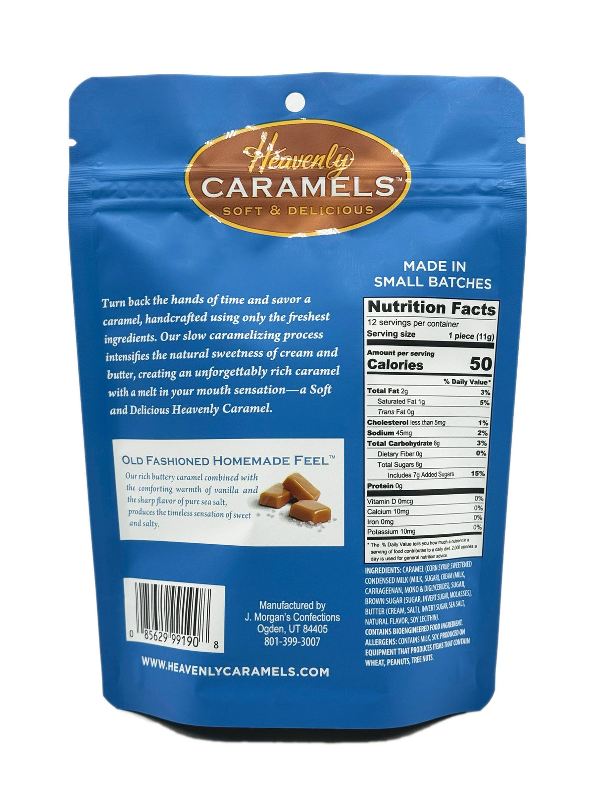Heavenly Caramels | Vanilla Sea Salt Caramels 4.7oz