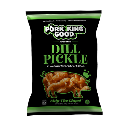 Dill Pickle Pork Rinds - 3 oz