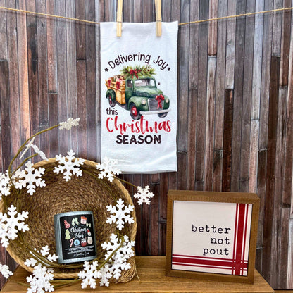 Hot Chocolate - Christmas Vibes - Soy Wax Candle - Rustic Christmas Candles