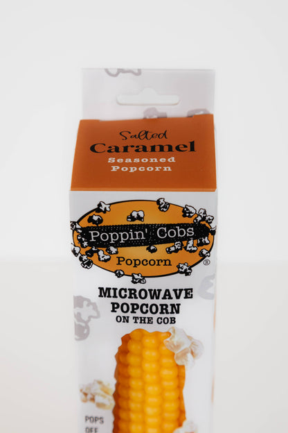 Popcorn on the Cob with Salted Caramel Seasoning 