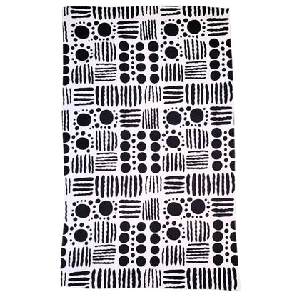 Zen Rock Garden Waffle Kitchen Tea Towels - Kitchen Decor