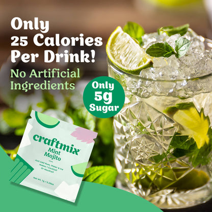 Mint Mojito Cocktail / Mocktail Mixer - single
