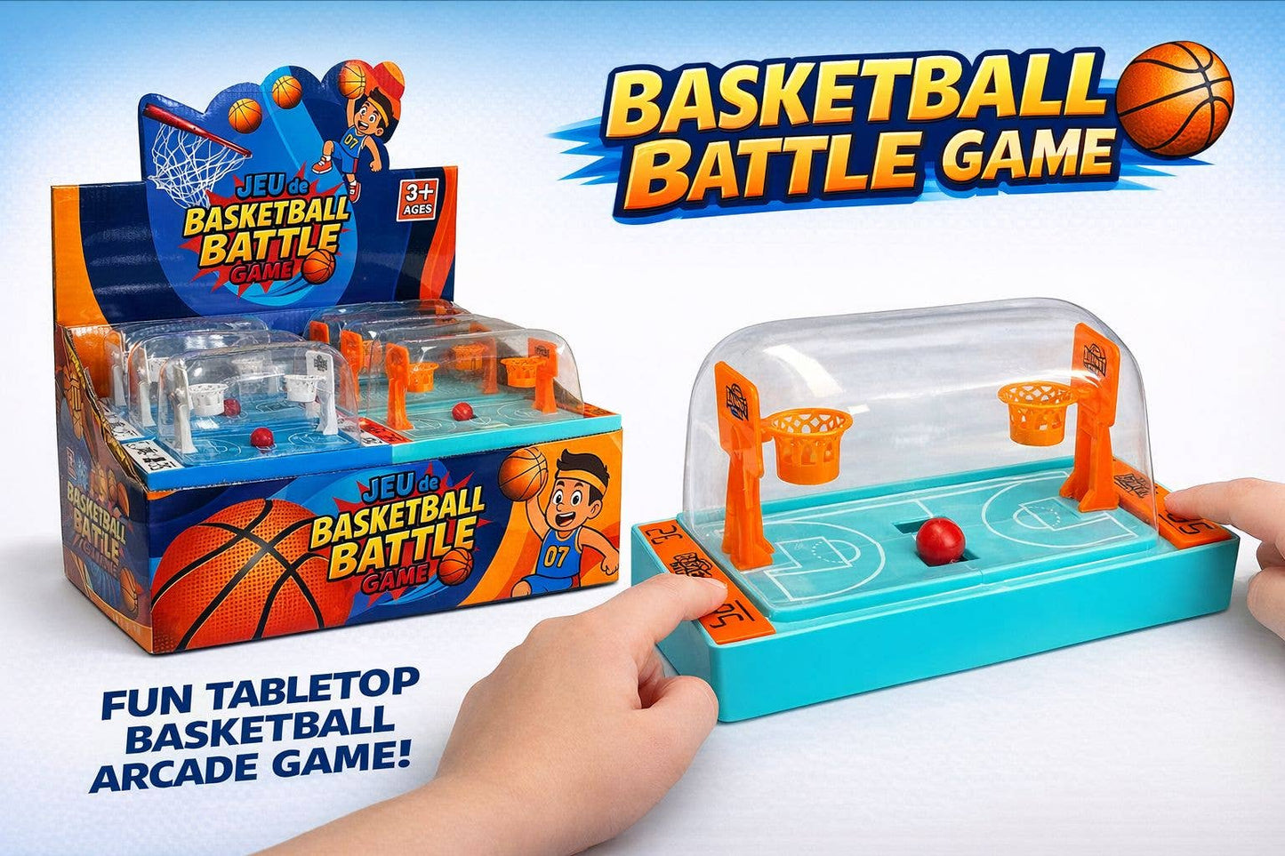 Basketball Battle - 2 Player Tabletop Game