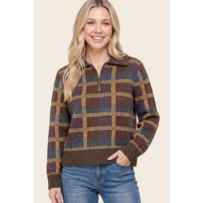 Checkmate HALF ZIP SWEATER