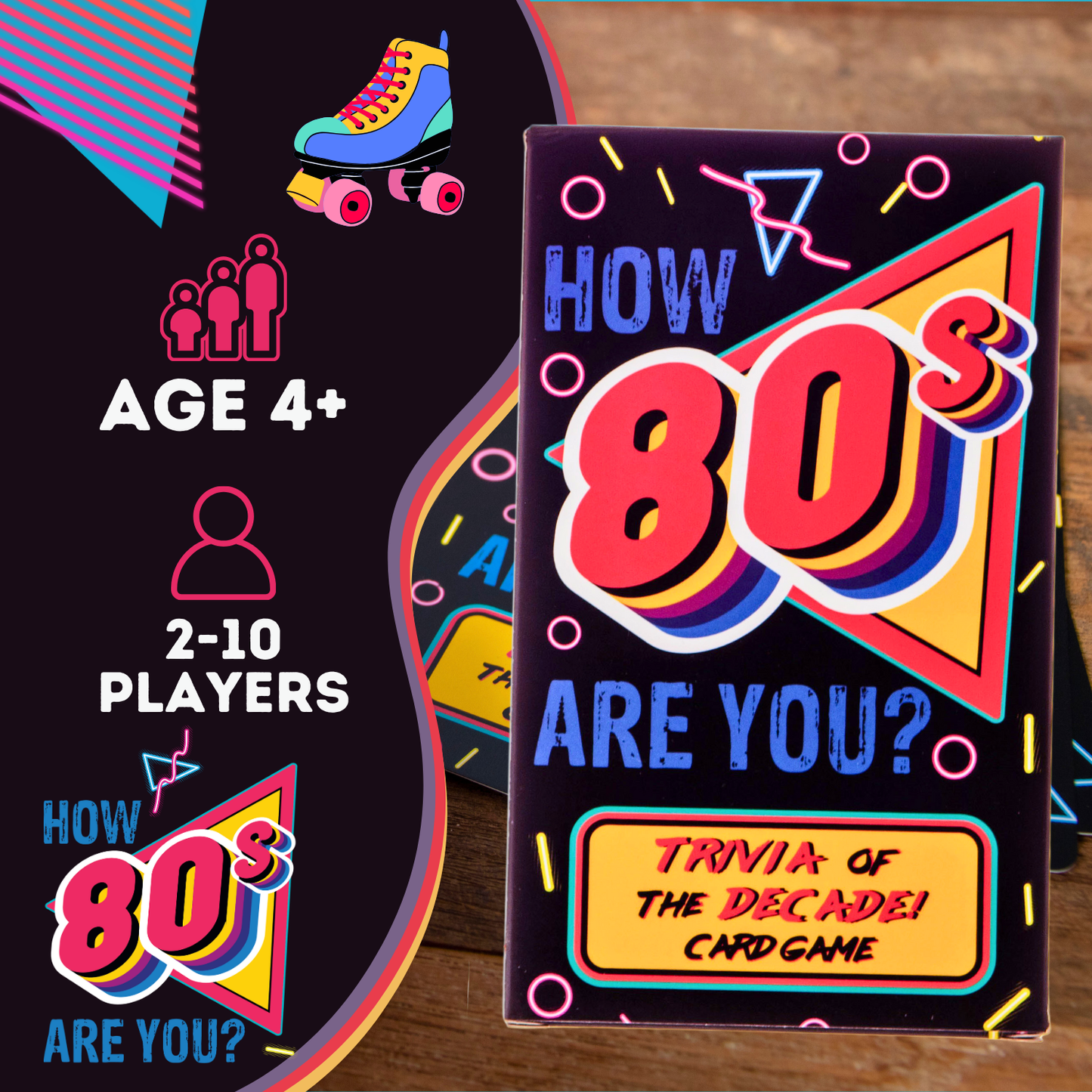 How 80s Are You? 80's Trivia - Family Card Game