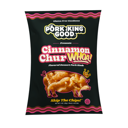 Cinnamon ChurWHOA! Flavored Pork Rinds 3oz