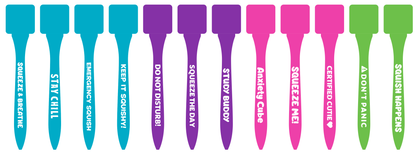 Squishy Cube Pen 
Desk Pops