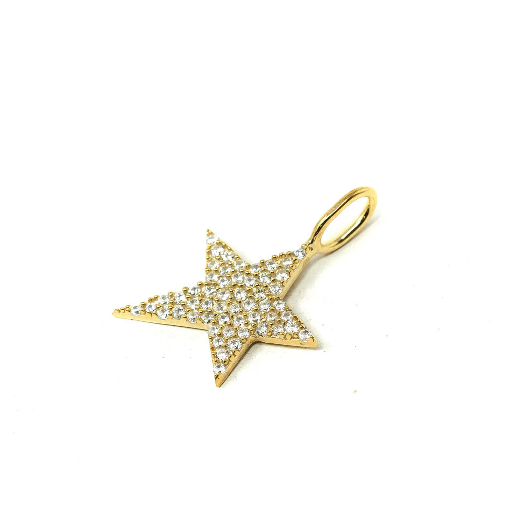 Charm Bar Gold Jazzy Star