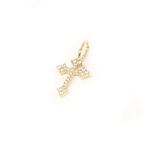 Charm Bar Gold Juliet Cross