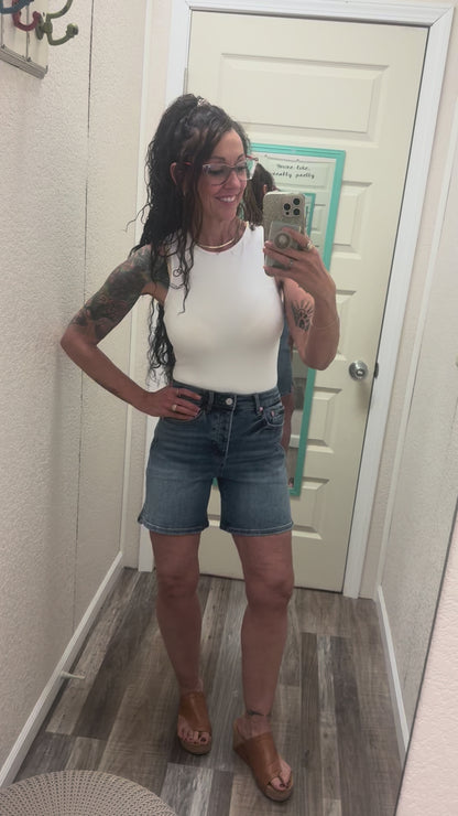 Ethel High Rise Mica Bermunda Shorts