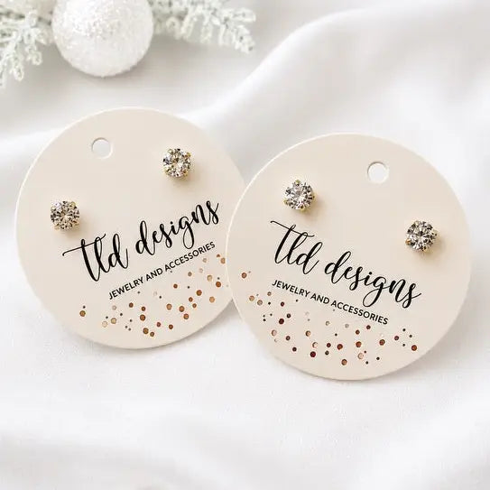 Twist Back Stud Earrings