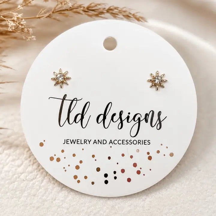 Twist Back Stud Earrings