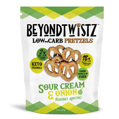 Low Carb Pretzels Sour Cream and Onion