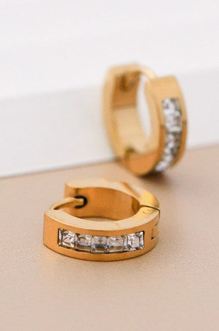 Non-tarnish Stainless Steel Hoop Earrings