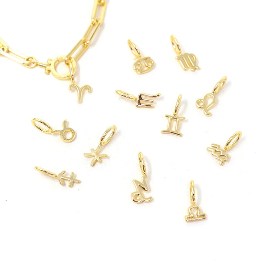 Zodiac Charms Gold